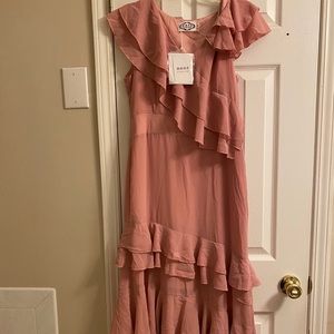 Beautiful blush pink maxi dress